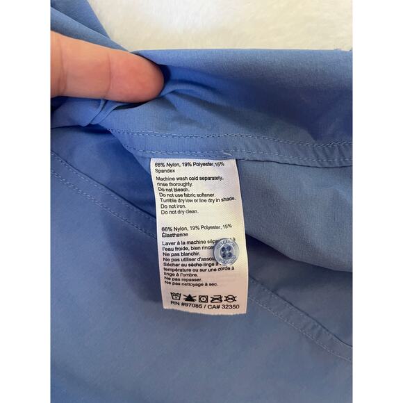 Outdoor Research Wayward Blue Button Up Shirt Hiking Camping UV Protection XS - Picture 7 of 10